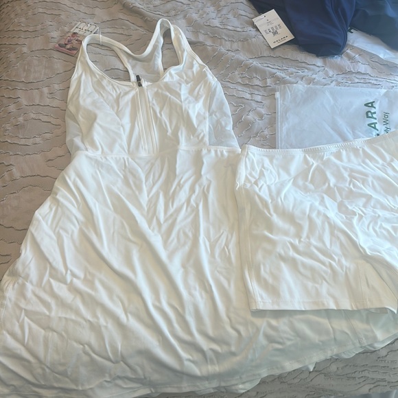 COPY - Halara Size Small Color White Tennis Dress - Picture 1 of 3